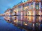 Hermitage Museum at night lights