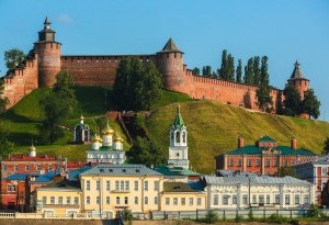 Nizhny Novgorod Kremlin is a prominent monument of Russian defensive architecture.