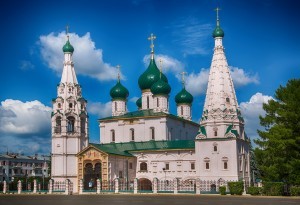 Church of Elijah the Prophet is an outstanding architectural monument of Yaroslavl
